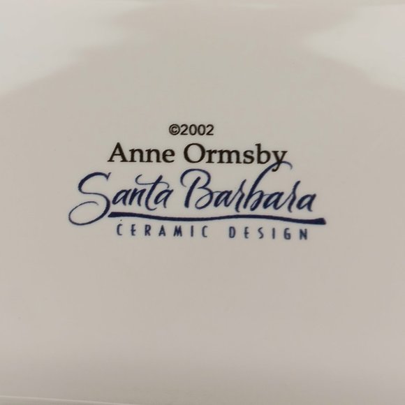 Vintage Anne Ormsby Santa Barbara Bistro Platter and Three Plates - Picture 8 of 13